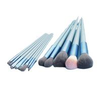 mophrati Gioco di trucco per salire di livello con set pennelli per trucco Le setole dall'aspetto impeccabile sono morbide e comode per la pelle Pennello per fard in polvere, Cielo blu