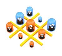 mophrati Gioco divertente e interattivo per amici e familiari - Gioco da tavolo Gobble ABS Tic-tac-toe Piccolo giocattolo Grande No BPA Non tossico
