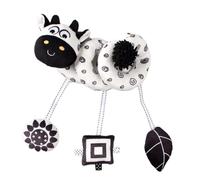 mophrati Il Giocattolo sospeso sviluppa Le capacità visive e Audio del Bambino con i Giocattoli Infantili mobili della Culla per seggiolino Auto in Peluche a Forma di Animale Carino, Tipo 1