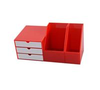 mophrati Il modello di cassetto in miniatura interattivo offre praticità e stile, stimolando al contempo l'immaginazione creativa dei bambini nelle, Rosso, 3.7x5.3x4.6 cm