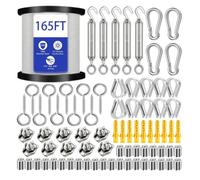 mophrati Kit di luci decorative da esterno con cavo rivestito in PVC da 2 | lunghezza 50 m.