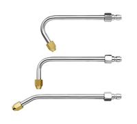 mophrati Kit di prolunga per idropulitrice di lunga durata dotato di aste versatili, tra cui opzioni a forma di U e curve a 90 gradi, raccordi innesto rapido da 1/4 , asta curva