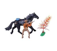 mophrati Kit in miniatura di action figure da cowboy western, modello per attività di apprendimento in decorazioni per la casa con dettagli ricchi e colori vivaci, giocattoli educativi per la