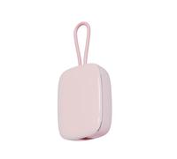 mophrati La mini scatola di disinfezione da viaggio disinfetta e deodora efficacemente lo spazzolino da denti e la copertura scorrevole è più comoda, rosa