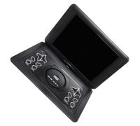 mophrati Lettore Dvd per auto Lettore Dvd portatile con rotazione di 270 ° Altoparlanti stereo integrati Lettore Dvd portatile in ABS con schermo