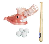 mophrati Macchina per l'allenamento di baseball: i bambini possono sperimentare un vero gioco con un divertente set di attrezzature interattive che li aiuta a capire come , Rosa , 51x28x23.3 cm