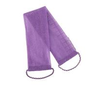 mophrati Mi Spazzola per il corpo pieghevole Mani comode Decontaminazione delicata Spazzole per il corpo in nylon salvaspazio per la bellezza della doccia, viola