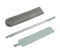mophrati Microfibra Dust Remover Telescopico Staccabile Riutilizzabile Lavabile Manico in PP Spazzola per finestre in EVA Strumento per la pulizia dello spolverino, Tipo 1