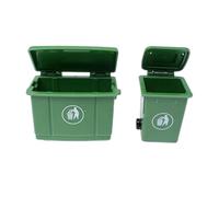 mophrati Mini cestino per la spazzatura giocattolo per bambini che migliora ogni scenario di gioco. Contenitore per il riciclaggio dei rifiuti super divertente con coperchi unici. Mini cestino per la