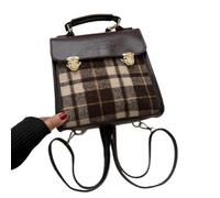 mophrati Mini zaino, zaino multifunzionale impermeabile da donna piccolo e raffinato, di grande capacità, una borsa diversa, curry