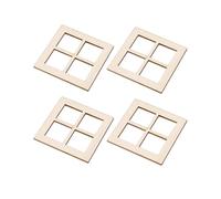 mophrati Miniature Finestra Miniatura Casa delle Bambole Mobili Finestra in Legno Elementi Decorativi Per Modelli di Case delle Bambole Mini Telaio Modello Case Decorazione