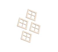 mophrati Modello di cornice in miniatura, scelta eccellente per abbellire la collezione di miniature in Per scala 1:12, giardino delle fate miniatura, modello cornice per finestra, case delle