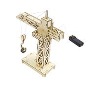 mophrati Modello di giocattolo educativo che assembla il kit di gru STEM per bambini, stimolando l'interesse per la scienza e lo sviluppo abilità pratiche, modello giocattolo educativo per progetti