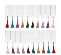 mophrati Nappe per libri da 96 pezzi con stile per gli appassionati di letteratura Nappa di carta Segnalibro Segnalibri Segni libri Amanti dei