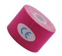 mophrati Nastro autoadesivo multiuso per sport, atletico, impermeabile, con comoda fasciatura in cotone, per caviglia, ginocchio e polso, piede, dita, fissaggio, ciclismo all'aperto, Rosa