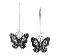 mophrati Orecchini a bottone con farfalla e orecchini con infila teschio Gocce leggere e chic Idea regalo con teschio alla moda per feste e celebrazioni Può essere un cosplay di