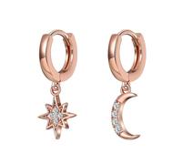 mophrati Orecchini asimmetrici artigianali squisiti Orecchini asimmetrici in metallo antigraffio elettrolitico per donna