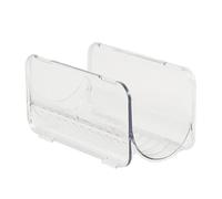 mophrati Organizzatore di bottiglie Portabottiglie per organizzazione frigorifero Organizzatore di bottiglie d'acqua in acrilico per portabottiglie impilabile per armadio, bianco