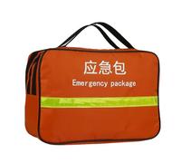 mophrati Organizzatore di pacchetti di emergenza Buono tessuto Oxford riflettente Strisce riflettenti per riporre gli strappi e comodo soccorso, L:43 * 26 * 14 cm