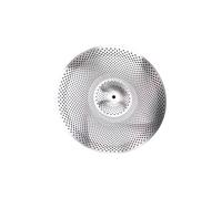 mophrati Pacchetto di piatti a basso volume, soluzione pratica per piatti silenziosi, per bilanciare il suono e migliorare l'esperienza di pratica del batterista, accessorio, 18 pollici
