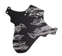 mophrati Parafango anteriore per bicicletta Splasher anteriore posteriore Protezione ruota per bici da ciclismo Accessori per parafango con stampa floreale universale