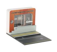 mophrati Parcheggio diorama in Per scala 1/64 con illuminazione a LED che mostra modelli di scenari, layout di veicoli e layout strade. Le scene strada nel modello sono dotate illuminazione a LED.