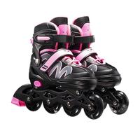 mophrati Pattini in Linea da Donna Pattini a rotelle Traspiranti ad Elasticità Resistenti all'Usura Flash Scarpe da Pattinaggio Antiurto, Rosa/S