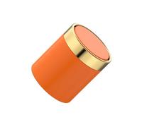 mophrati Pattumiera - Ampia applicazione multifunzionale Silenzioso Apertura e chiusura Comoda pattumiera con con coperchio, Arancione vibrante, 1.5 l