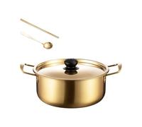 mophrati Pentola per cucinare il ramen coreano Attrezzatura e versatile per preparare piatti di ramen Zuppe Stufati Utensile da cucina Pentola per cucinare, 20 centimetri