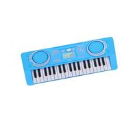 mophrati Pianoforte elettronico per bambini, giocattoli musicali educativi per migliorare le capacità di coordinazione mentre gioca con un coinvolgente gioco musicale, tastiera , Blu , 34.5x12.5x8 cm