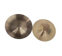mophrati Piatti da dito con manici in legno, piatti in rame per mini band e bambini, per esercitarsi con le mini mani, strumenti a percussione, danze del ventre