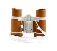 mophrati Piccolo telescopio binocolo 4x30 per Bambini, Giocattolo per Escursioni, Eventi Sportivi, Colore Bianco caffè Intenso, caffè Profondo Bianco, 8.8x11x4 cm