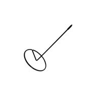 mophrati Porta scontrini da scrivania versatile, porta promemoria, asta dritta, per cucina, ufficio, appunti, gestione appunti, asta, aziende, cucina, ufficio,