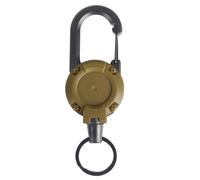 mophrati Portachiavi in fune retrattile per un recupero rapido ABS Fune in acciaio automatica per esterni Luya Strumento portachiavi Fortactical, Stile 4