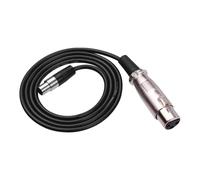 mophrati Prolunga per connettori per cavi microfonici a 3 pin, versatile per mixer e attrezzature da palco. Versatile, compatibile con apparecchiature e dotato di connettori a 3