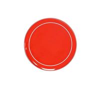 mophrati Protezione per la pelle della grancassa, migliora il suono della batteria, efficaci toppe per la pelle sordina, facile installazione, resistente protezione per la del, rosso, 13 pollici