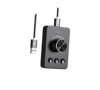 mophrati Regolazione efficiente del volume con controller USB Companion per ambiente desktop che offre un rapido accesso alla gestione del suono. Manopola di controllo volume degli altoparlanti