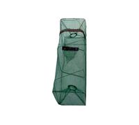 mophrati Rete per granchio in rete Nylon ampiamente applicabile Pieghevole Artigianato Struttura solida Trappola Rete Trappola Reti da pesca a gabbia, colore casuale, 60 * 24 * 24 cm