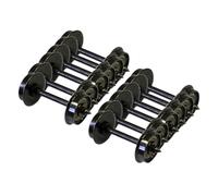 mophrati Ruote per treni elettrici in Per scala HO 1:87 Le ruote in metallo offrono elevate prestazioni, movimento fluido e assorbimento degli urti. Accessorio per modellismo ferroviario Per scala