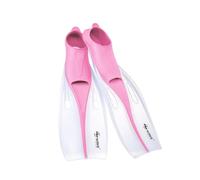 mophrati Scarpe da snorkeling, immersioni, nuoto e pinne per adulti, dotate di drenaggio dell'acqua per un'asciugatura rapida e un confortevole per i piedi. Progettate con punta, Rosa trasparente, S
