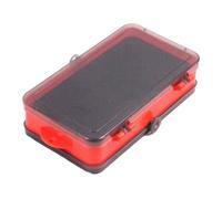 mophrati Scatola da Pesca Esca per Esca Richiamo a Doppia Faccia Tackle Seal Organizer Tray Tools Clear Hook Grids Pratico Portatile, Arancia