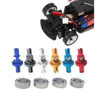 mophrati Scatola differenziale in metallo con cuscinetto compatibile con scatola ingranaggi differenziale 1/28 K969 RC Metal Drive, blu