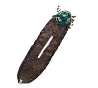 mophrati Set di elastici per capelli e forcine per capelli Maglia delicata Elastico per e forcina per in garza alla moda e versatile per accessori per da donna, Verde