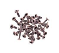 mophrati Set di viti per battipenna per chitarra elettrica facili da installare da 50 pezzi, metallo resistente e durevole, ampia gamma di usi, leggero, Rame 3x12mm, 50 pezzi