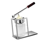 mophrati Spremiagrumi manuale fai da te per arancia, lime e pompelmo, in acciaio Per inox, facile da pulire, bevande deliziose, estrattore di succo manuale commerciale, gadget cucina