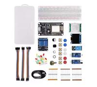mophrati Starter kit per scheda di sviluppo IoT wireless ESP32 WIFI adatto per kit di apprendimento del progetto ESP32 con scatola ABS, Pacchetto A, E58-1