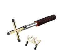 mophrati Stecca da Biliardo Antiscivolo in Acciaio Inossidabile con Testa Retrattile e Staccabile Stecca da Biliardo Retrattile per Ampia Applicazione, Testa a Croce Bassa a 1 Asta