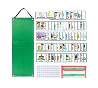 mophrati Strumento di pianificazione comportamentale visiva per bambini per la casa che rafforza le capacità di gestione delle attività e incoraggia i bambini a rispettare le routine. Calendario con