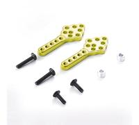 mophrati Supporto ammortizzatore per regolazione altezza 2 pezzi per 1/10 SCX10 90046 D90 facile da installare 3·100 nuovissimo e 4·parti, Giallo