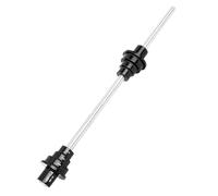 mophrati Supporto per centraruote in Alluminio per Bici, Compatibile con adattatori per mozzi con Perno Passante da 15 mm a 12 mm e Ruote Anteriori e Posteriori con Perno Passante